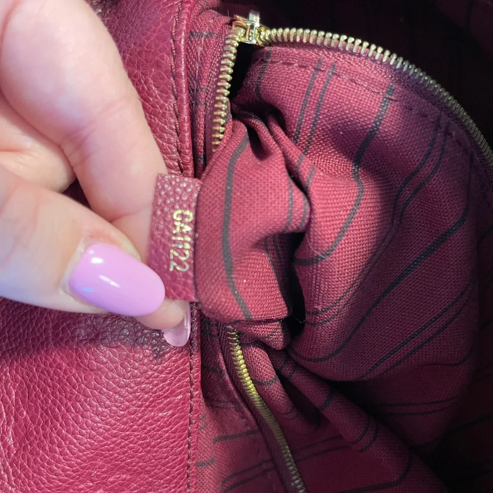 Louis Vuitton Raspberry Artsy MM Monogram Empriente